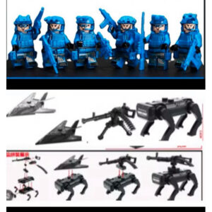 combo 6 lính thủy kèm robot