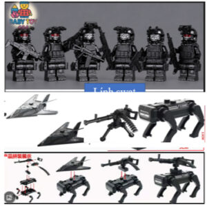 Combo 6 lính swat robot